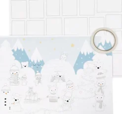 Lav Selv Julekalender - Hvid - 3 Stk