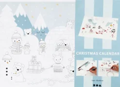 Lav Selv Julekalender - Hvid - 3 Stk
