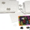 Lav Selv Puslespil - Uden Motiv - Hvid - 21X30 CM - 10 Stk