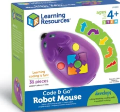 Learning Resources - Code & Go Programmerbar Robotmus - Lsp2841-Sca