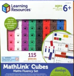Learning Resources - Mathlink® Cubes - Matematik For Begyndere - Lsp4299-Sca
