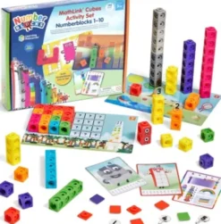 Learning Resources - Mathlink Cubes Numberblocks 1-10 Aktivitetsæt