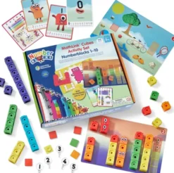 Learning Resources - Mathlink Cubes Numberblocks 1-10 Aktivitetsæt