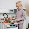 Legemad I Træ Med Velcro - Frokost Sæt - Fresh - Small Foot