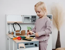 Legemad I Træ Med Velcro - Frokost Sæt - Fresh - Small Foot