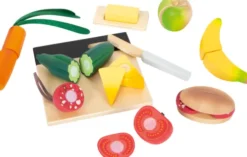 Legemad I Træ Med Velcro - Frokost Sæt - Fresh - Small Foot