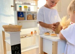 Legemad I Træ - Mælk I Kasse - Fresh - 10 Stk - Small Foot
