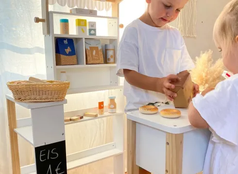Legemad I Træ - Mælk I Kasse - Fresh - 10 Stk - Small Foot