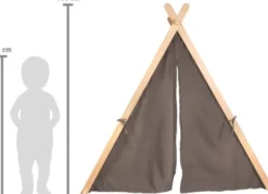 Legetelt Til Børn - Taupe - Small Foot