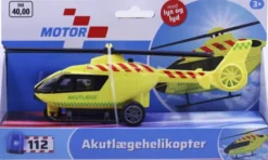 Legetøjs Akutlæge Helikopter Med Lys Og Lyd - 20 CM