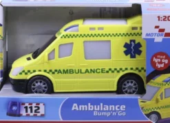 Legetøjs Ambulance Med Lyd Og Lys - Bump N' Go - 1:20