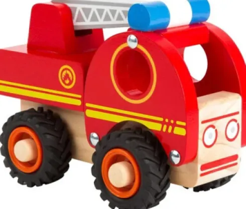 Legetøjs Brandbil I Træ - Small Foot