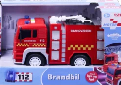 Legetøjs Brandbil Med Lys Og Lyd - 18 CM - Assorteret