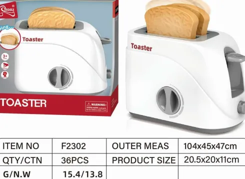 Legetøjs Brødrister Med 2 Brød - Tegole