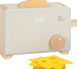 Legetøjs Brødrister Med 2 Skiver Toast - Grå - Tasty - Small Foot