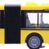 Legetøjsbus - Ledbus Med Lys Og Lyd - Gul - 44 CM