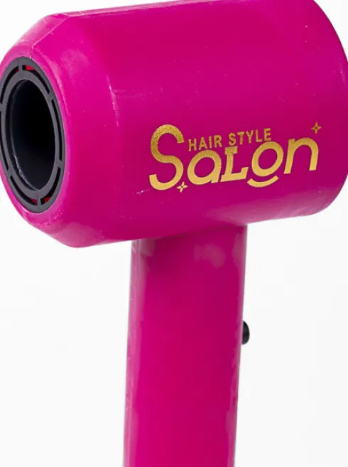 Legetøjs Hårtørrer, Kam Og Spejl - Hair Style Salon