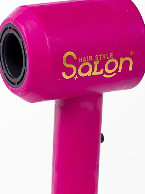 Legetøjs Hårtørrer, Kam Og Spejl - Hair Style Salon