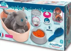 Legetøjs Kat Med Seng Og Tilbehør - Ecoiffier - Medical