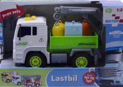 Legetøjs Lastbil Med Kran, Lys Og Lyd