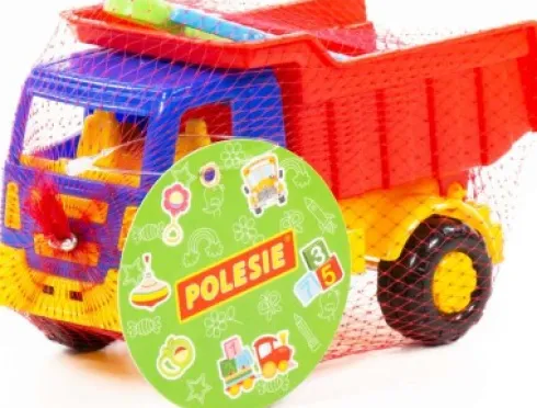 Legetøjs Lastbil Med Skovl Og Rive - Polesie - Assorteret
