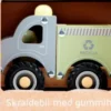 Legetøjs Skraldebil I Træ