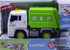 Legetøjs Skraldebil Med Lys Og Lyd - 18 CM