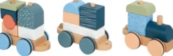 Legetøjstog Med Stableklodser - Træ - Til Børn - Arktis - Small Foot