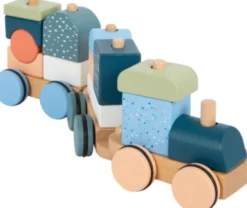 Legetøjstog Med Stableklodser - Træ - Til Børn - Arktis - Small Foot