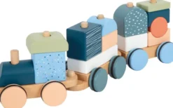 Legetøjstog Med Stableklodser - Træ - Til Børn - Arktis - Small Foot