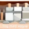Legetøjstog Med Vogne I Træ
