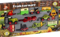 Legetøjs Traktorer Og Trailere - Bull - 12 Stk