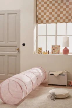 Legetunnel Til Børn - Star - Rosa Med Stjerner - Kids Concept