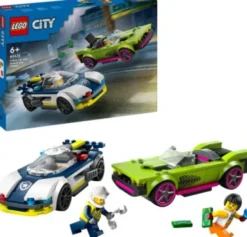 Lego City - Biljagt Med Politi Og Muskelbil - 60415