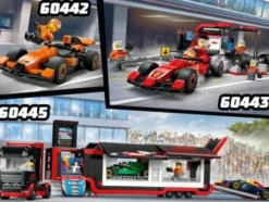 Lego City - F1-Lastbil Med Rb20 Og Amr24 F1-Biler - 60445