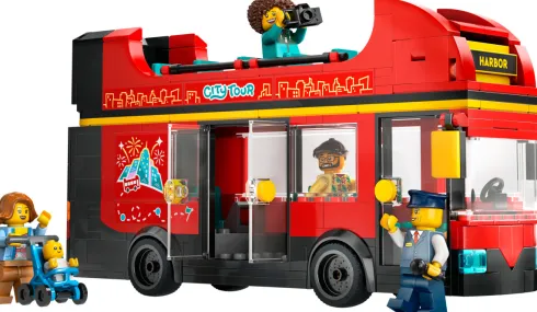 Lego City - Rød Dobbeltdækker Turistbus - 60407