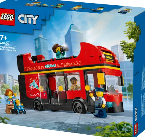 Lego City - Rød Dobbeltdækker Turistbus - 60407