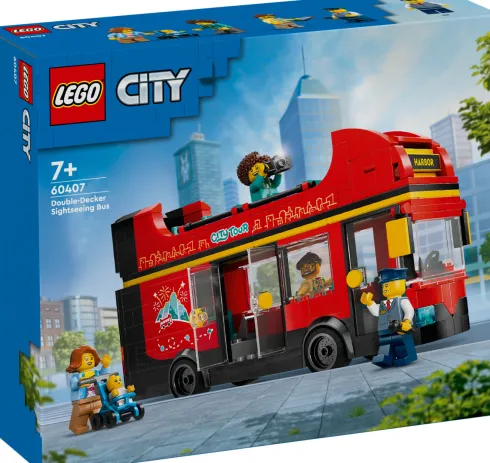 Lego City - Rød Dobbeltdækker Turistbus - 60407