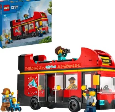 Lego City - Rød Dobbeltdækker Turistbus - 60407