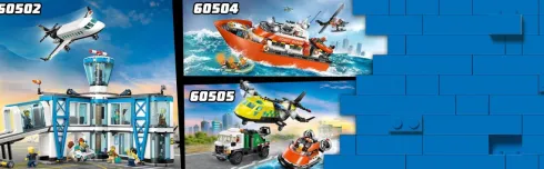 Lego 60503 - Coast Guard Helicopter - City
