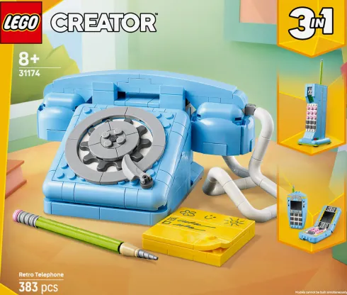 Lego Creator 3 In 1 - Retro-Telefon - 31174