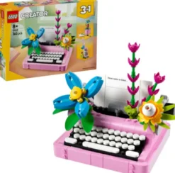Lego Creator 3-In-1 - Skrivemaskine Med Blomster - 31169