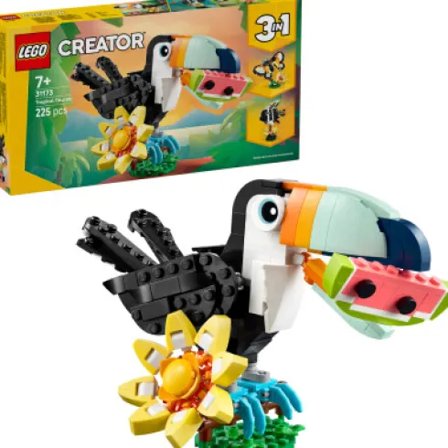 Lego Creator 3 In 1 - Vilde Dyr: Tropisk Tukan - 31173