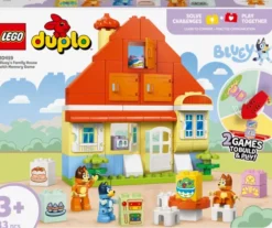 Lego Duplo - Blueys Families Hus Med Huskespil - 10459