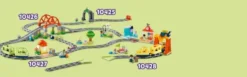 Lego Duplo - Togtunnel Og Spor - Udvidelsessæt - 10425