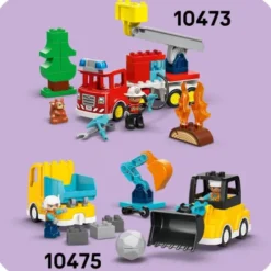 Lego 10471 - Duplo Town - Blå Politimotorcykel