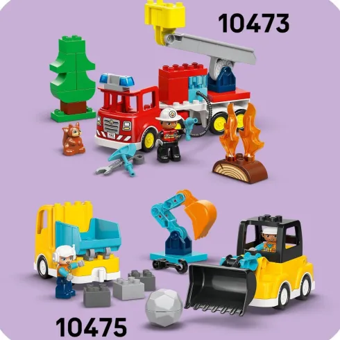 Lego 10471 - Duplo Town - Blå Politimotorcykel