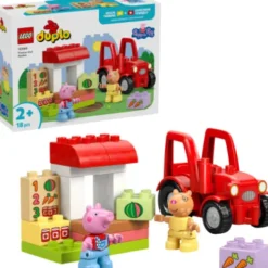 Lego 10468 - Duplo Tractor And Market - Gurli Gris - Traktor Sæt