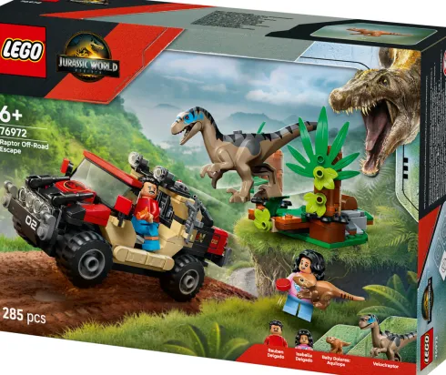 Lego Jurassic World - Raptor Off-Road Escape - 76972