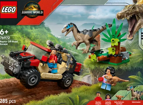 Lego Jurassic World - Raptor Off-Road Escape - 76972